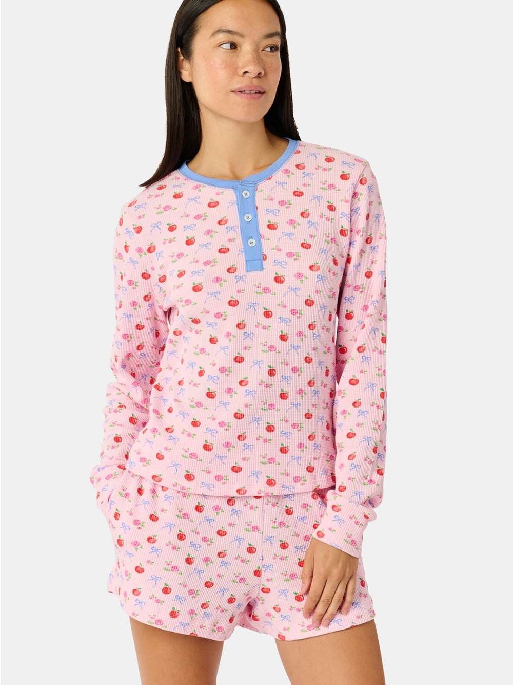 roller rabbit apple blossom rosemary pajama set